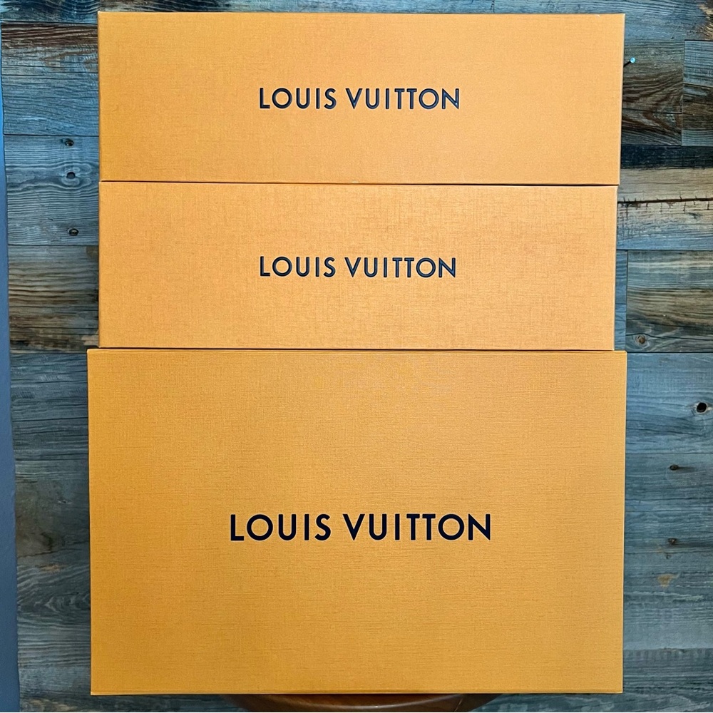3 TRIO Louis Vuitton Gift Boxes - Bundle Set, 💯Authentic from LV Purchases